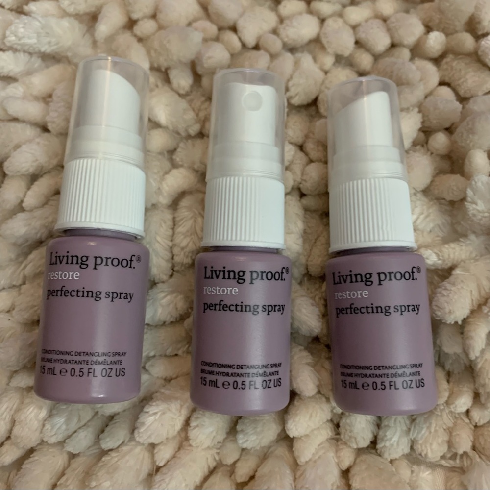 Living proof restore perfecting spray travel size 3x
